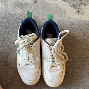 Puma White Sneakers Retro Athletic Style